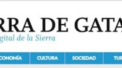 Cabecera del diario online Sierra de Gata Digital, editado por iRCom