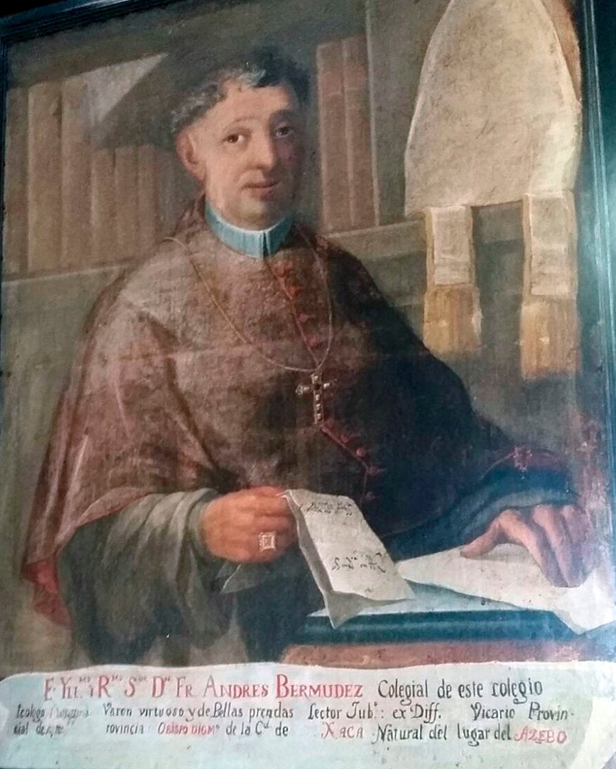 OBISPO ACEBANO EN LA CIUDAD DE JACA. Fray Andreės Bermuėdez
