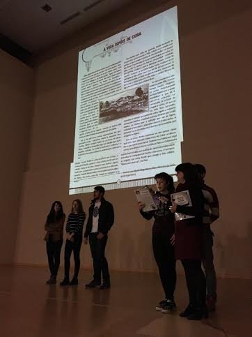 Lectura de cuentos en fala para los alumnos de la EOI de Cáceres